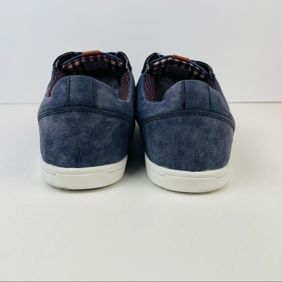Ben Sherman Knox Blue White Suede Lace Up Casual Shoes Sneakers Men's Size 8.5 - Picture 10 of 10